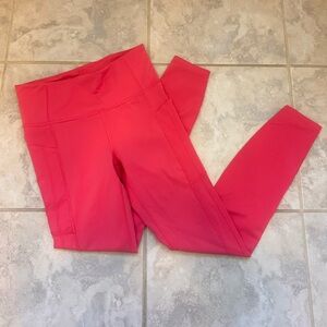 Athleta Vibrant Pink Leggings